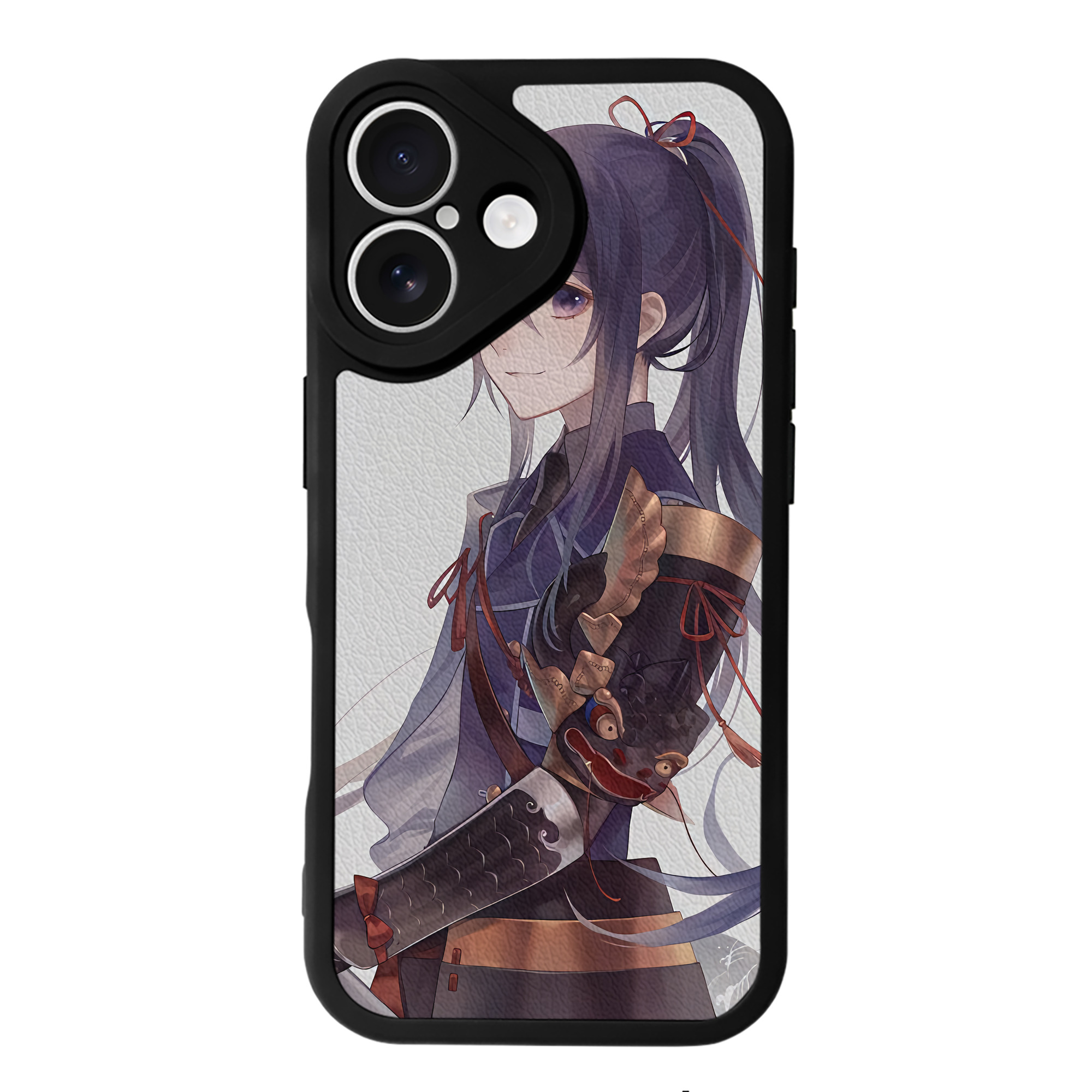 （画像用） 刀剣乱舞 Touken Ranbu 【iPhone 16シリーズ対応】シリコンスマホケース（レザー調） 材質：シリコン
